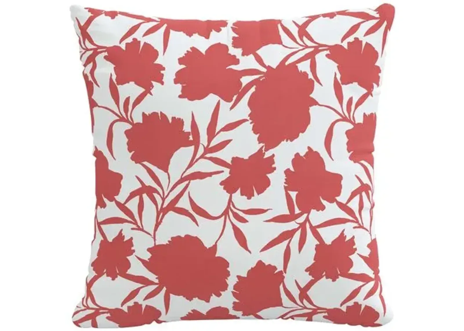 Garden Floral Outdoor Pillow - Handcrafted