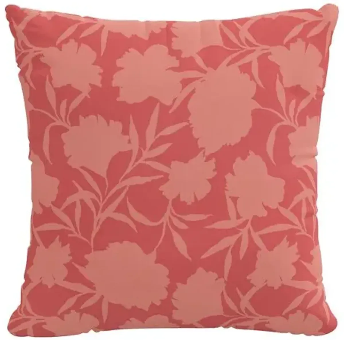 Garden Floral Outdoor Pillow - Handcrafted