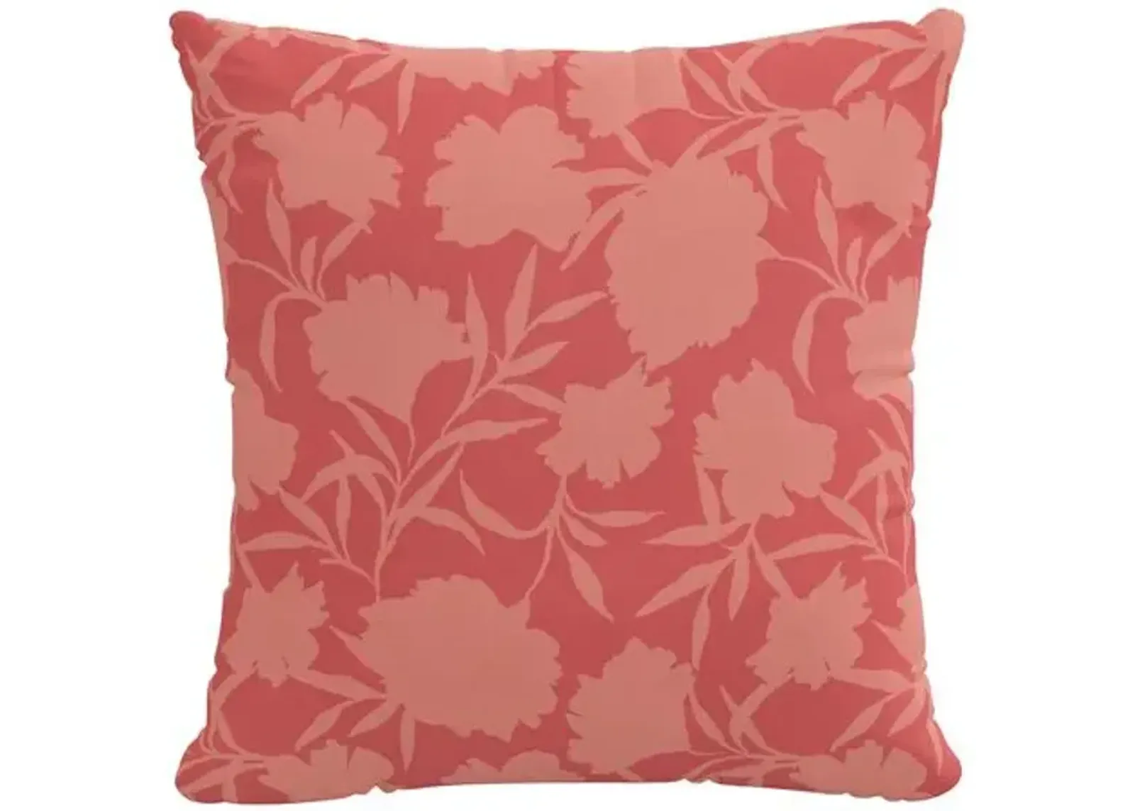 Garden Floral Outdoor Pillow - Handcrafted