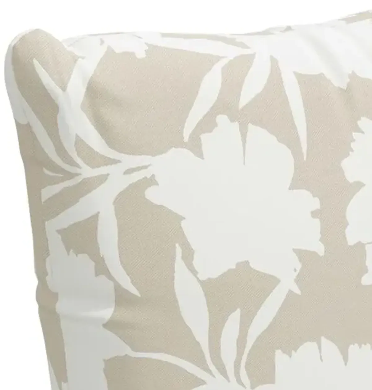 Garden Floral Outdoor Pillow - Handcrafted