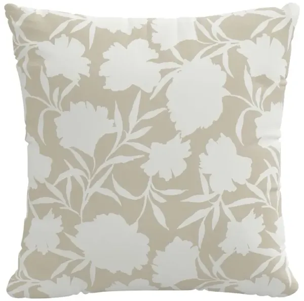 Garden Floral Outdoor Pillow