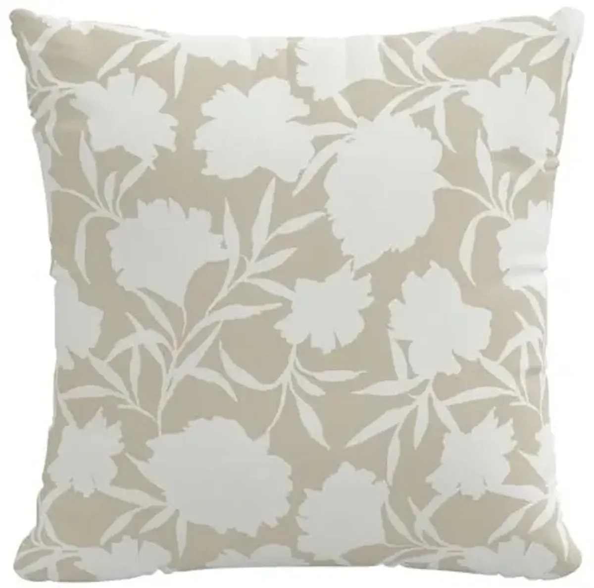 Garden Floral Outdoor Pillow - Handcrafted