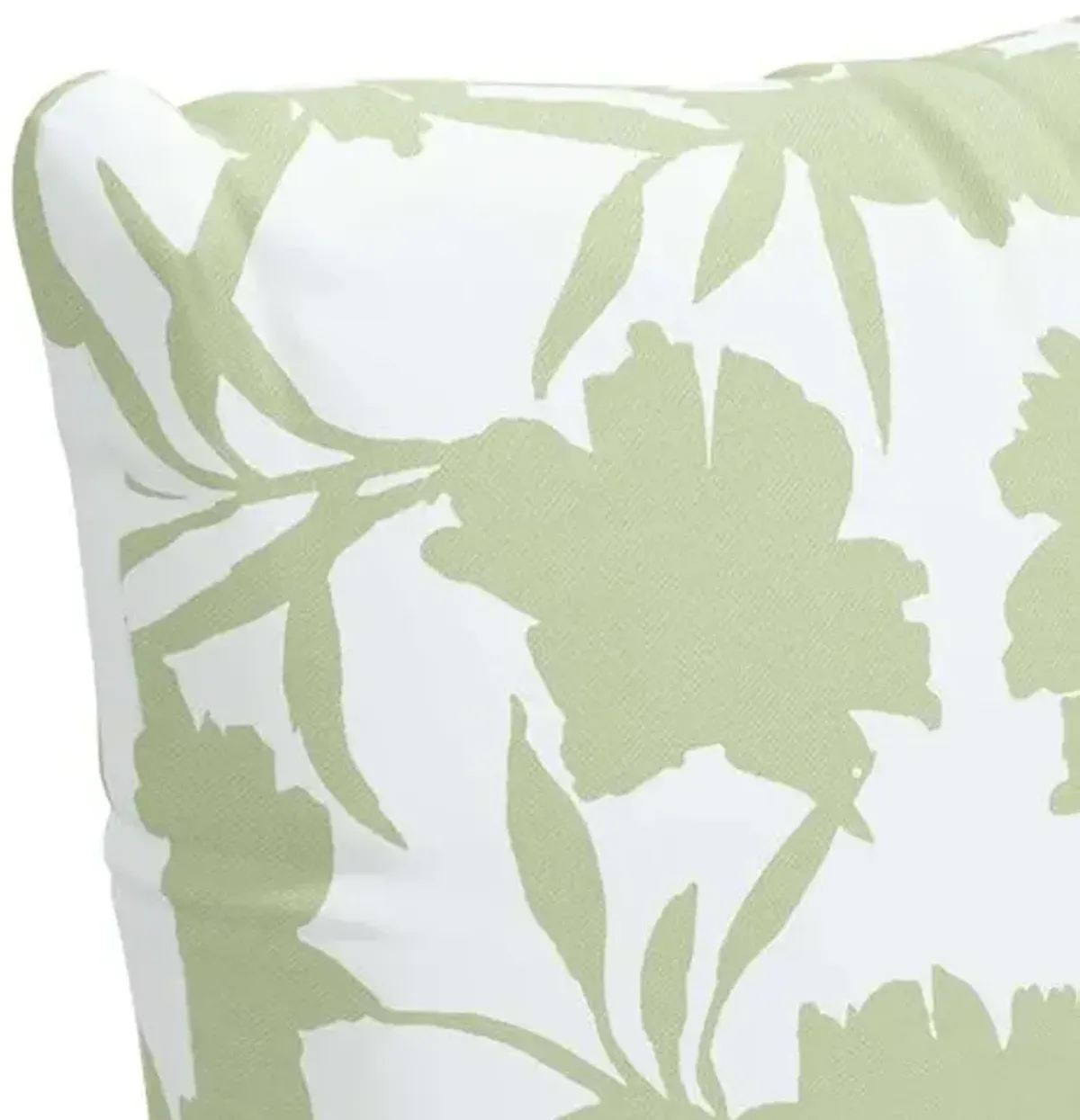 Garden Floral Outdoor Pillow - Handcrafted