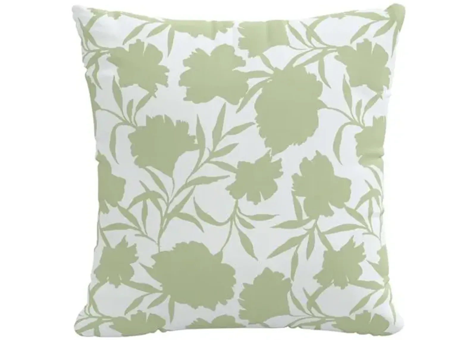 Garden Floral Outdoor Pillow - Handcrafted