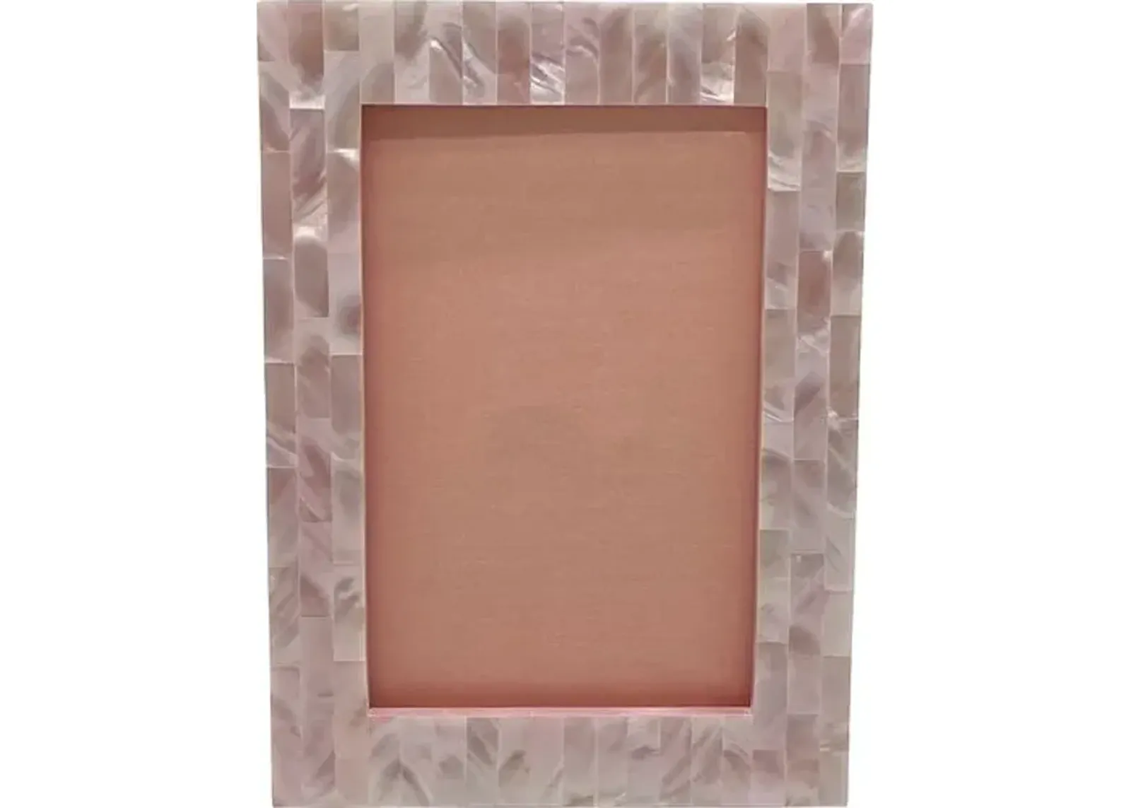 Mother-of-Pearl Picture Frame - Pink