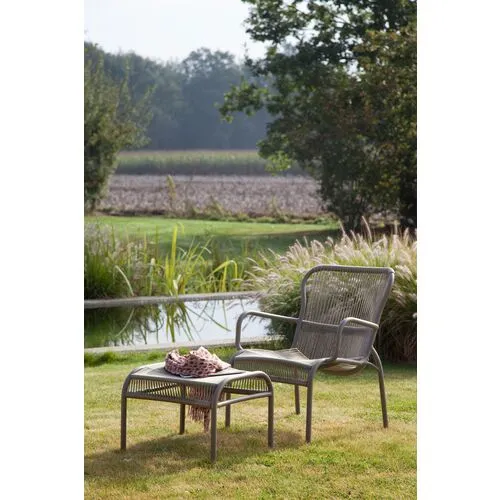 Loop Outdoor Footstool - Taupe - Vincent Sheppard - Brown