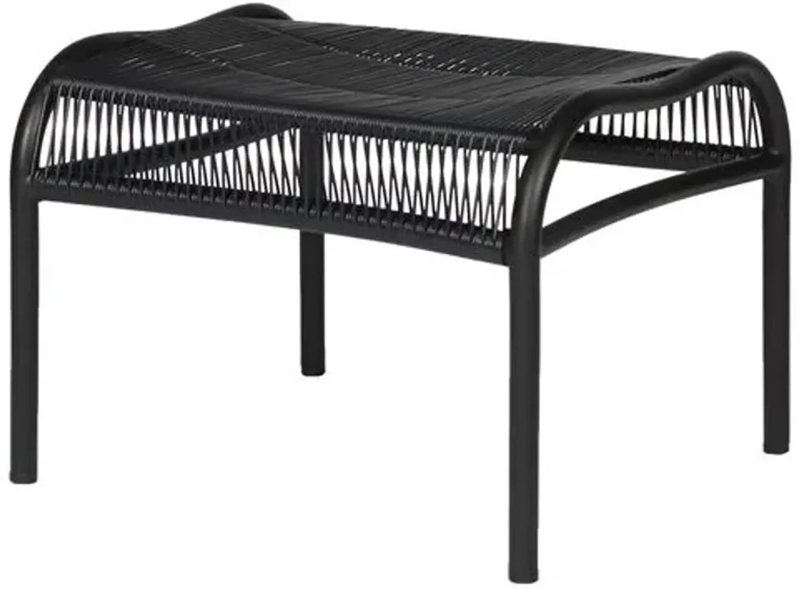 Loop Outdoor Footstool - Black - Vincent Sheppard