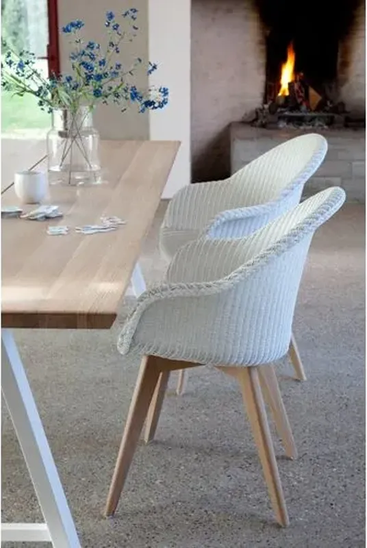 Avril Highback Dining Chair - Oak/White - Vincent Sheppard