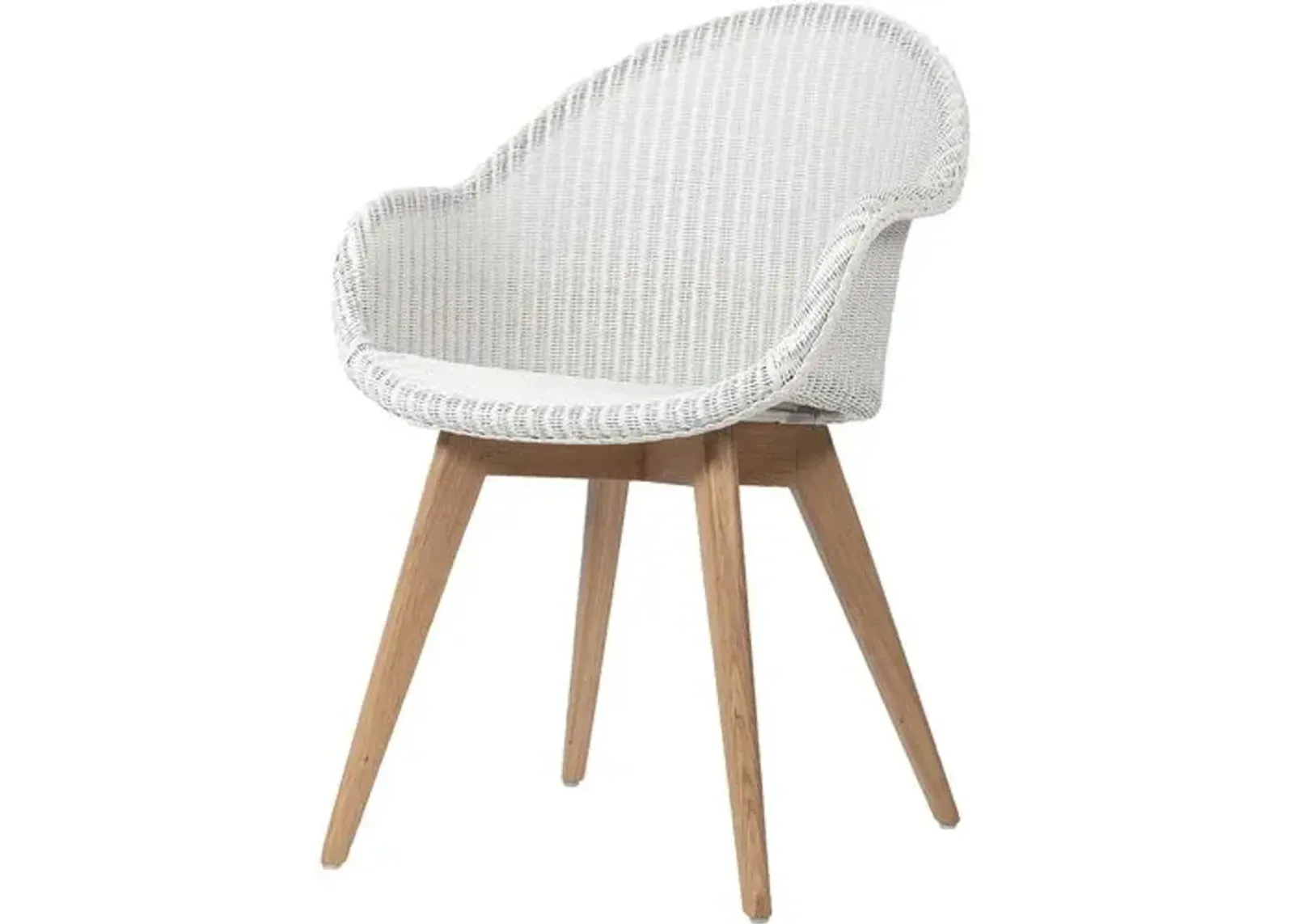 Avril Highback Dining Chair - Oak/White - Vincent Sheppard