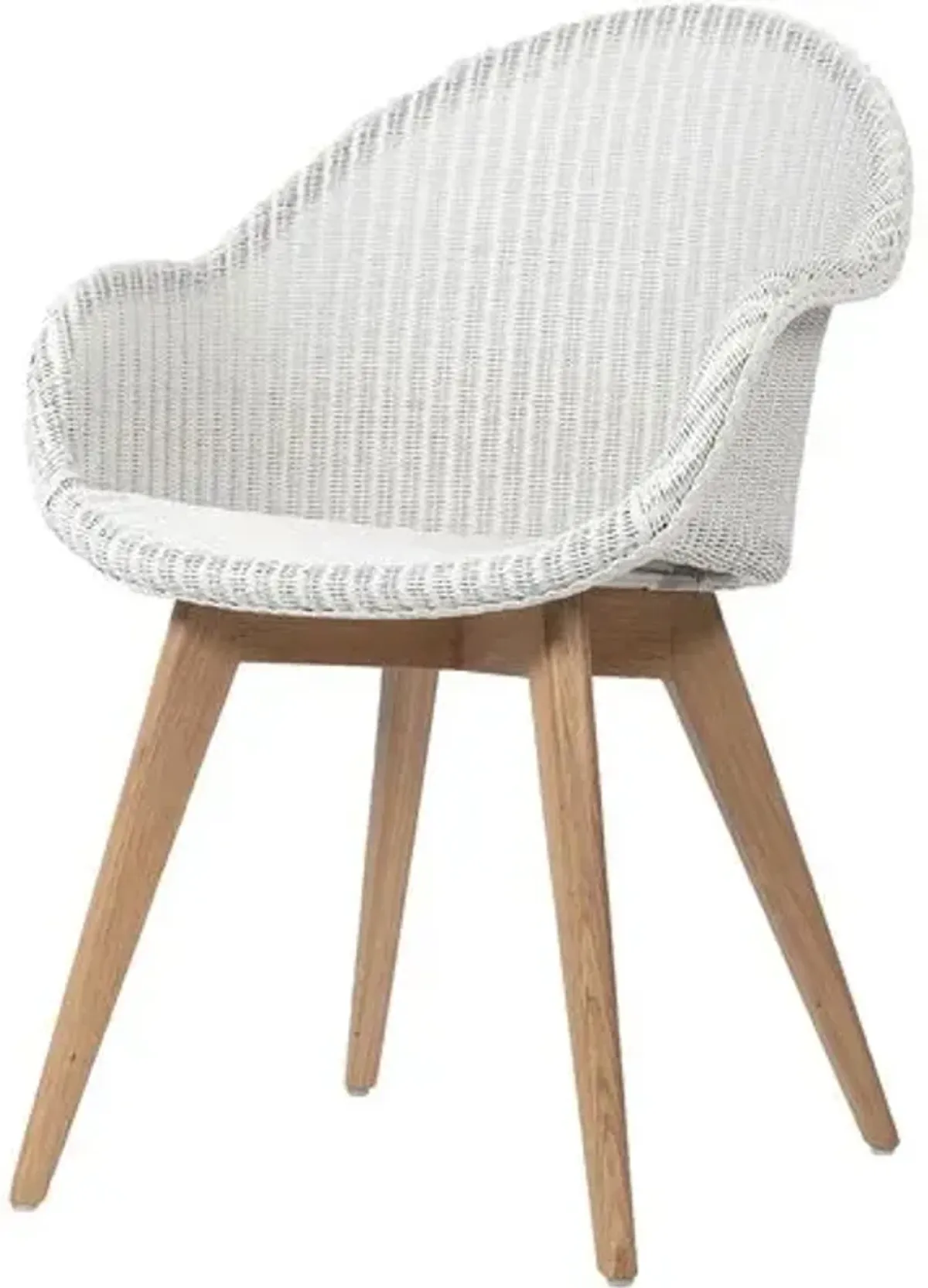 Avril Highback Dining Chair - Oak/White - Vincent Sheppard