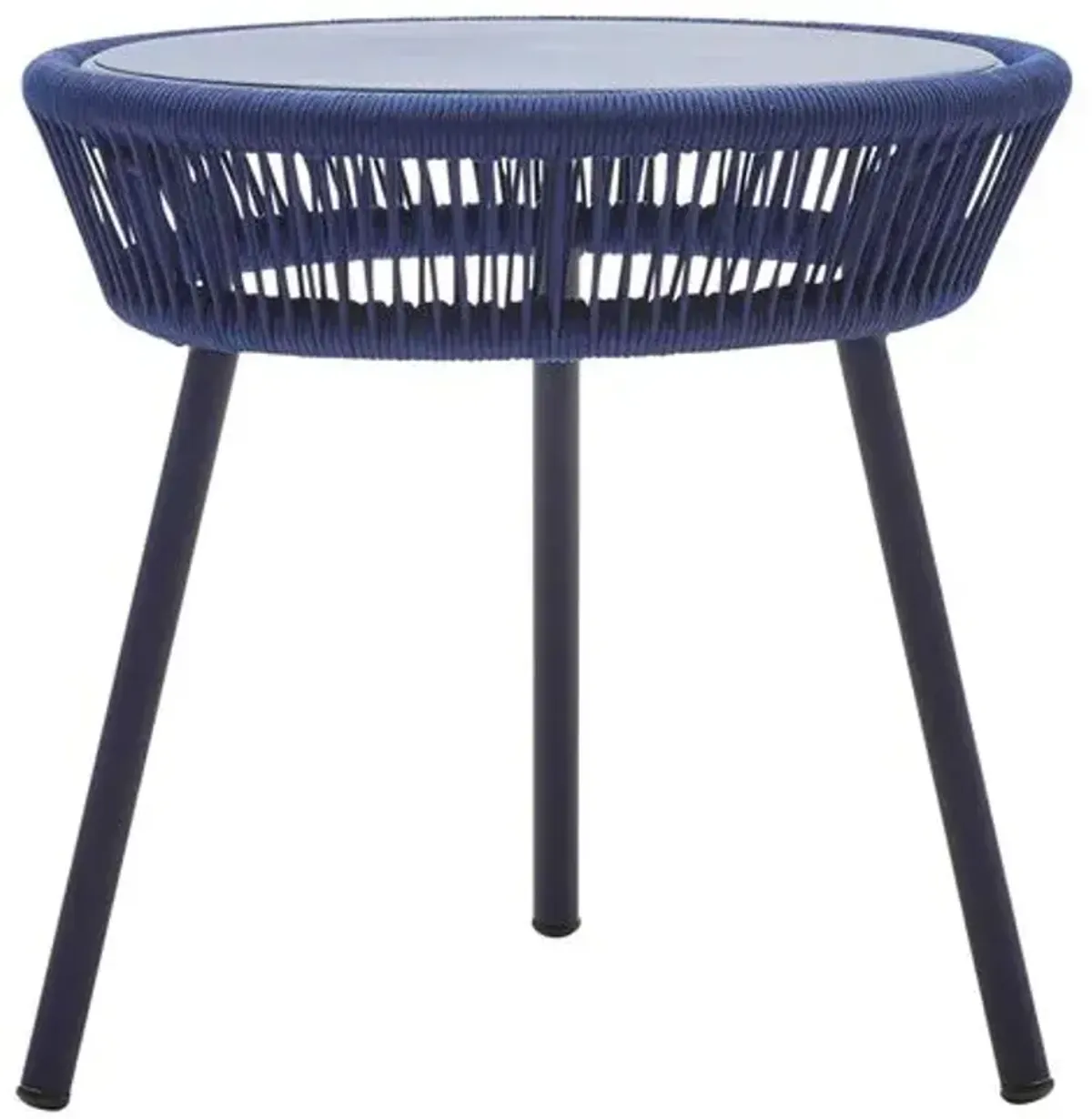 Loop Outdoor Side Table - Indigo - Vincent Sheppard - Blue