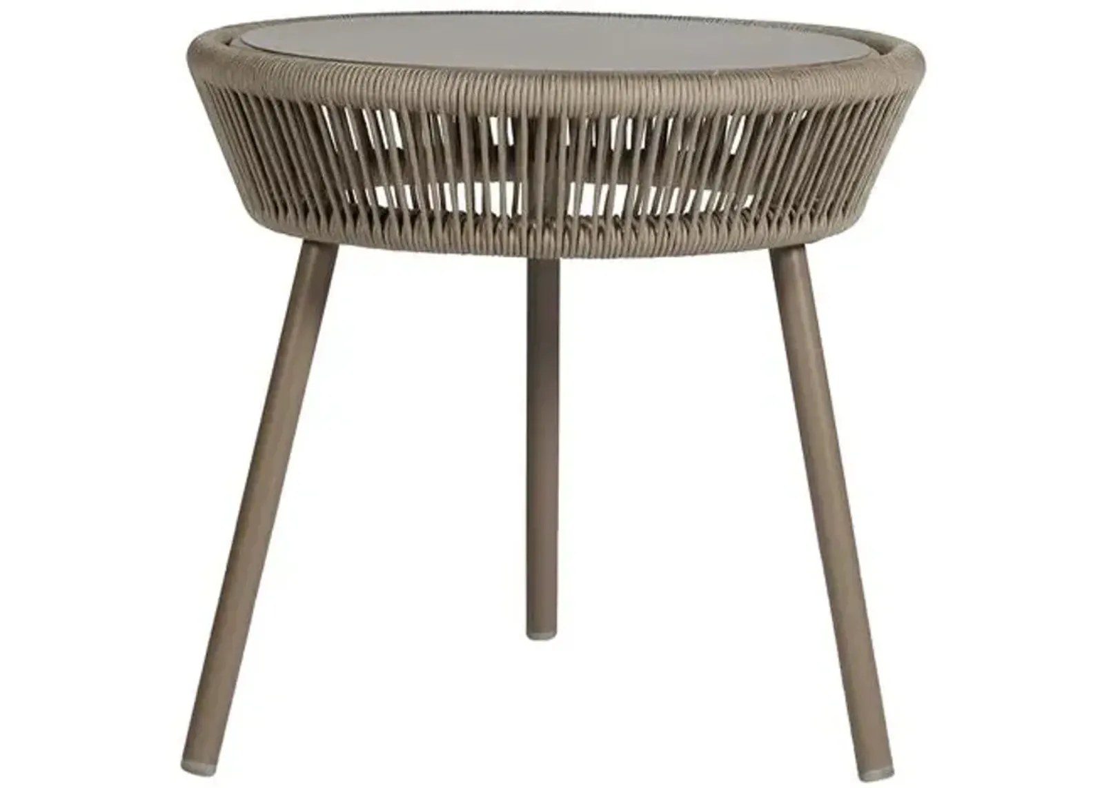 Loop Outdoor Side Table - Taupe - Vincent Sheppard - Brown