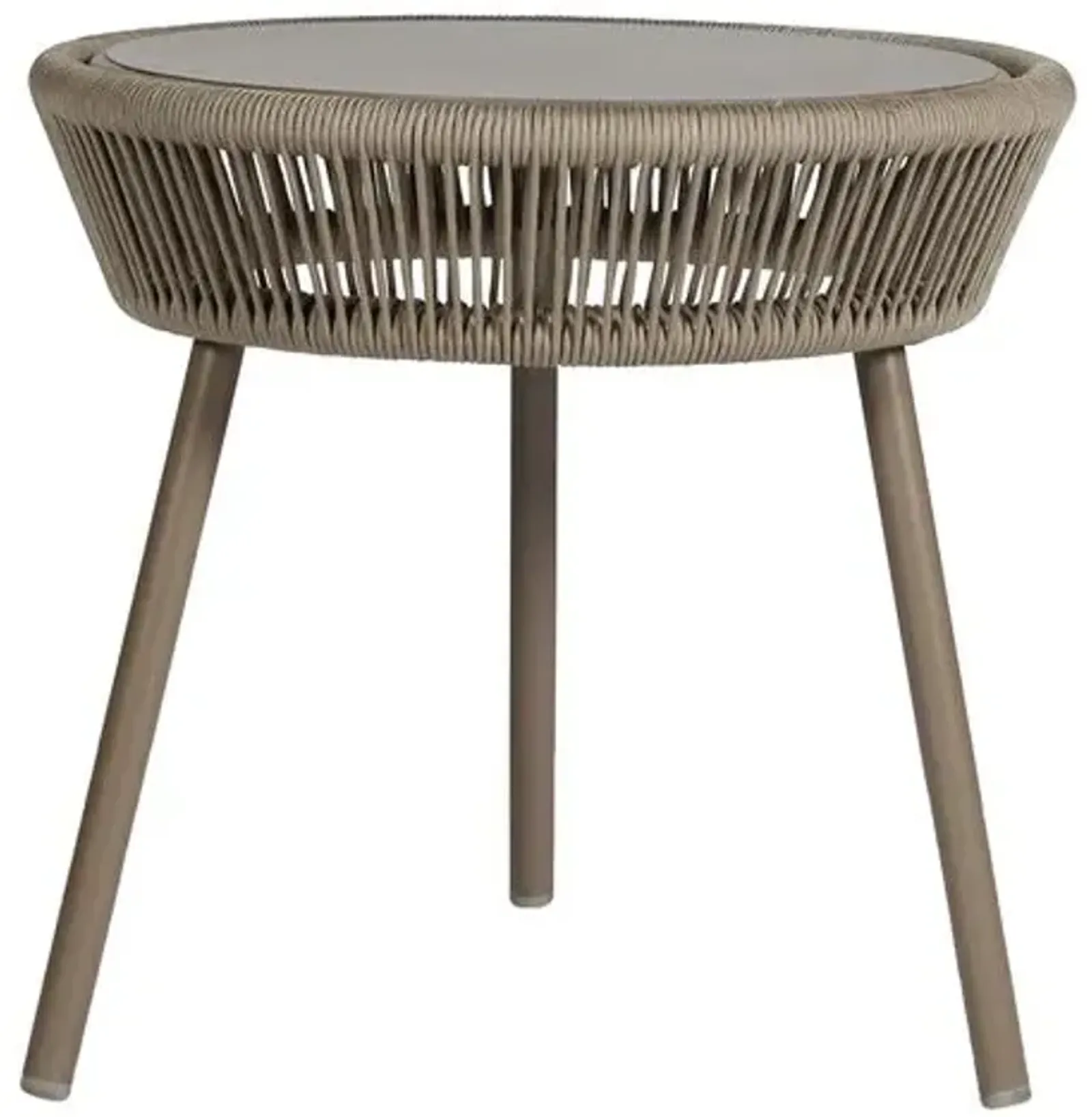 Loop Outdoor Side Table - Taupe - Vincent Sheppard - Brown