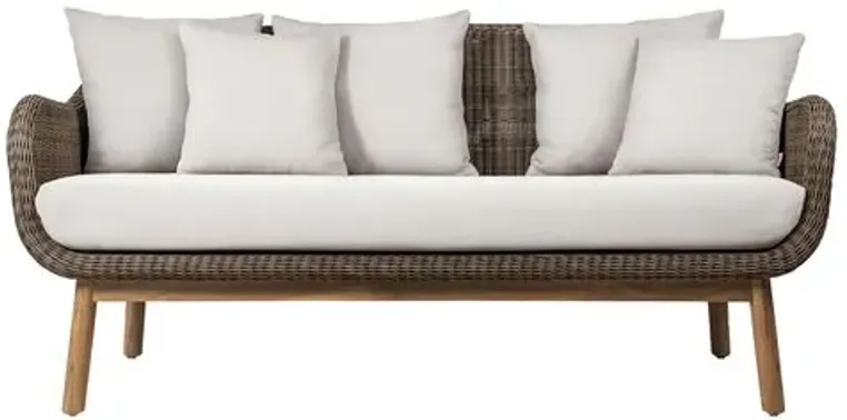 Anton Outdoor Lounge Sofa - Taupe/Canvas - Vincent Sheppard