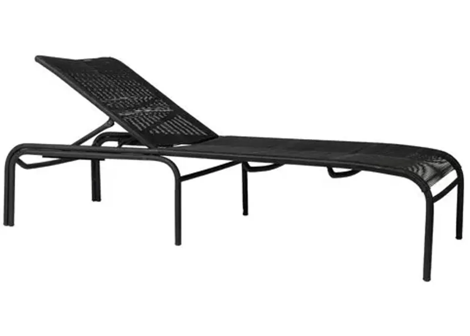 Loop Outdoor Chaise Lounge - Black - Vincent Sheppard - Comfortable, Sturdy, Stylish