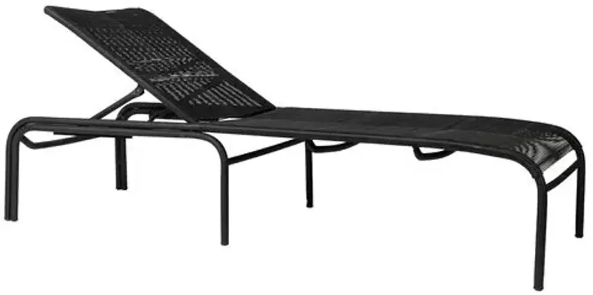 Loop Outdoor Chaise Lounge - Black - Vincent Sheppard - Comfortable, Sturdy, Stylish