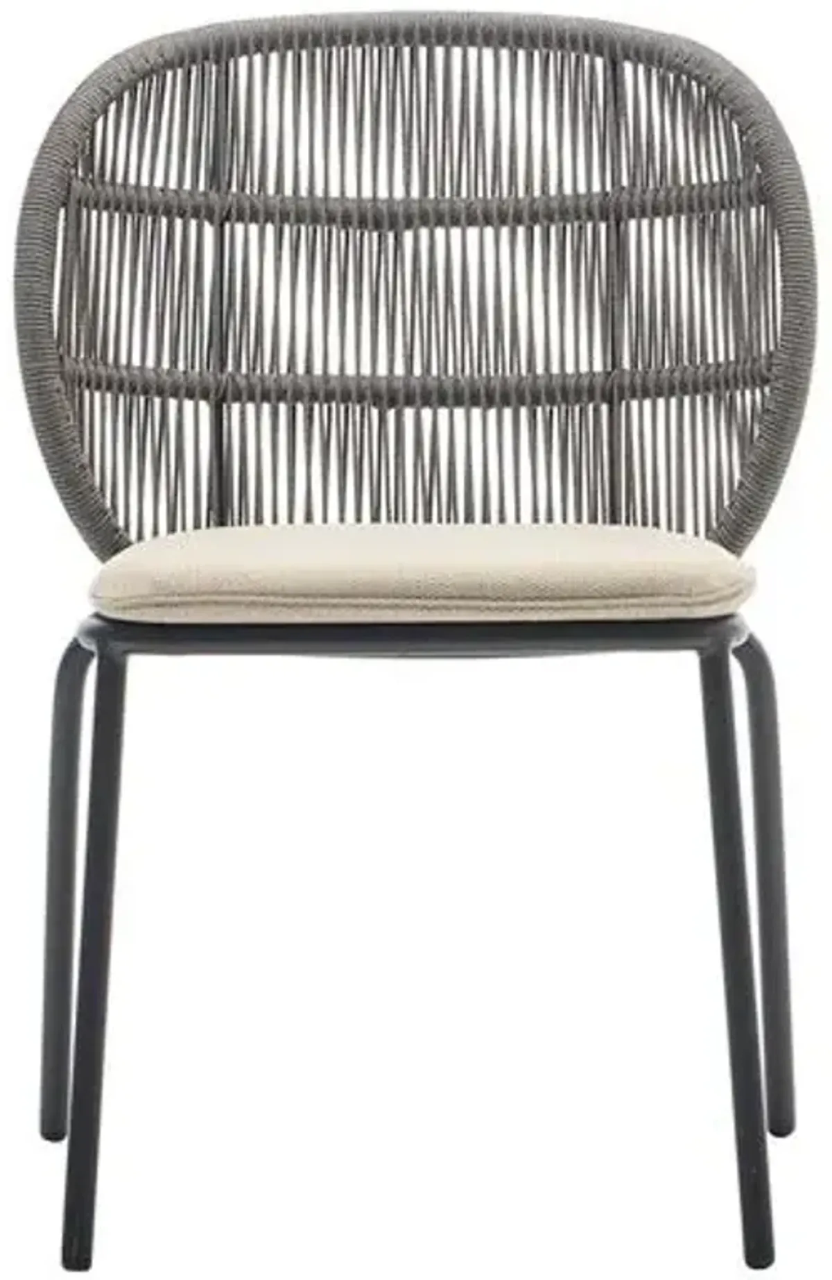 Kodo Outdoor Dining Chair - Gray/Almond - Vincent Sheppard - Beige