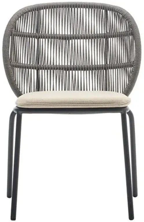 Kodo Outdoor Dining Chair - Gray/Almond - Vincent Sheppard - Beige