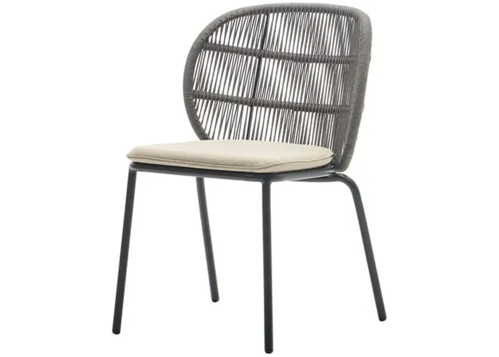 Kodo Outdoor Dining Chair - Gray/Almond - Vincent Sheppard - Beige