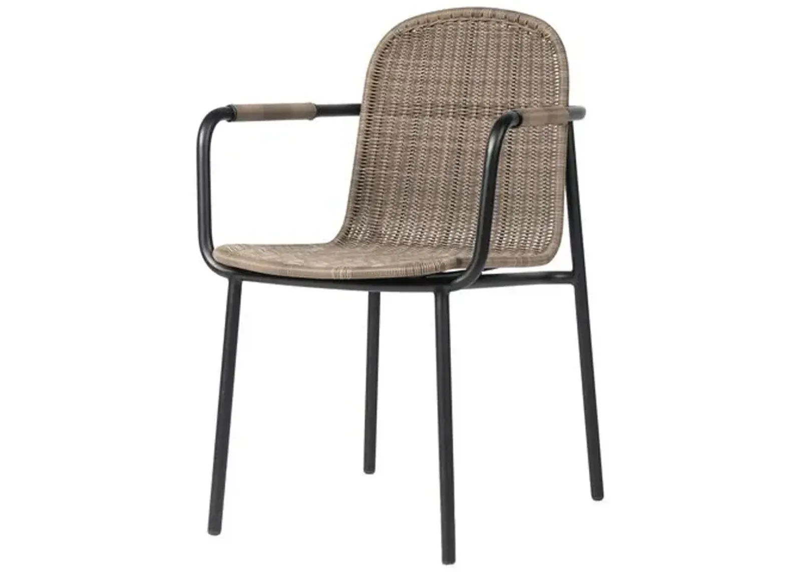 Wicked Outdoor Dining Chair - Taupe - Vincent Sheppard - Brown