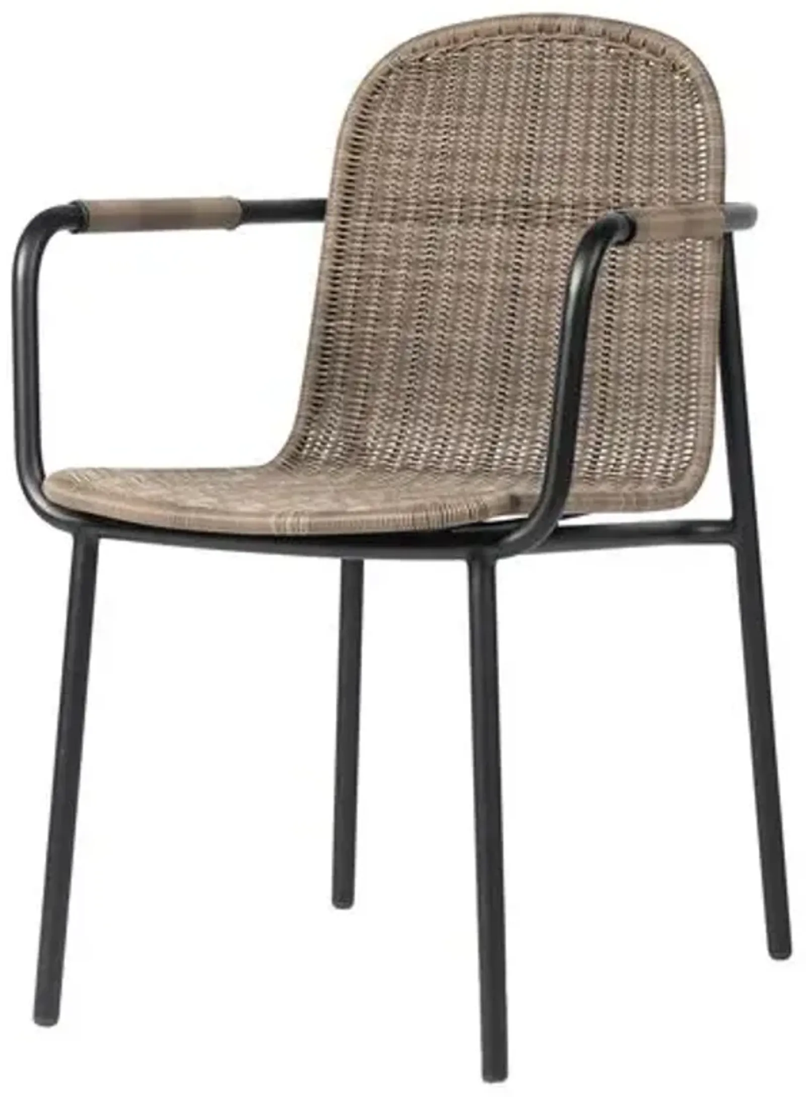 Wicked Outdoor Dining Chair - Taupe - Vincent Sheppard - Brown