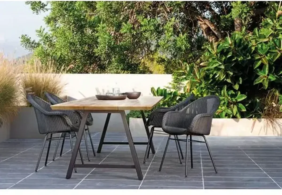 Edgard Outdoor Dining Chair - Black - Vincent Sheppard