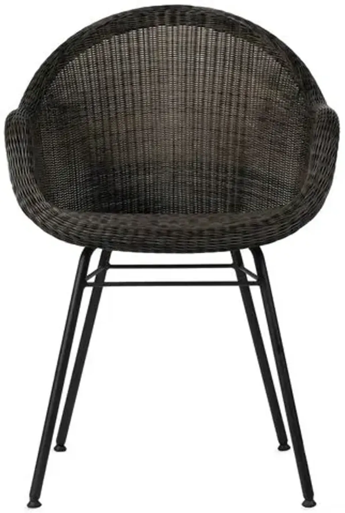 Edgard Outdoor Dining Chair - Black - Vincent Sheppard