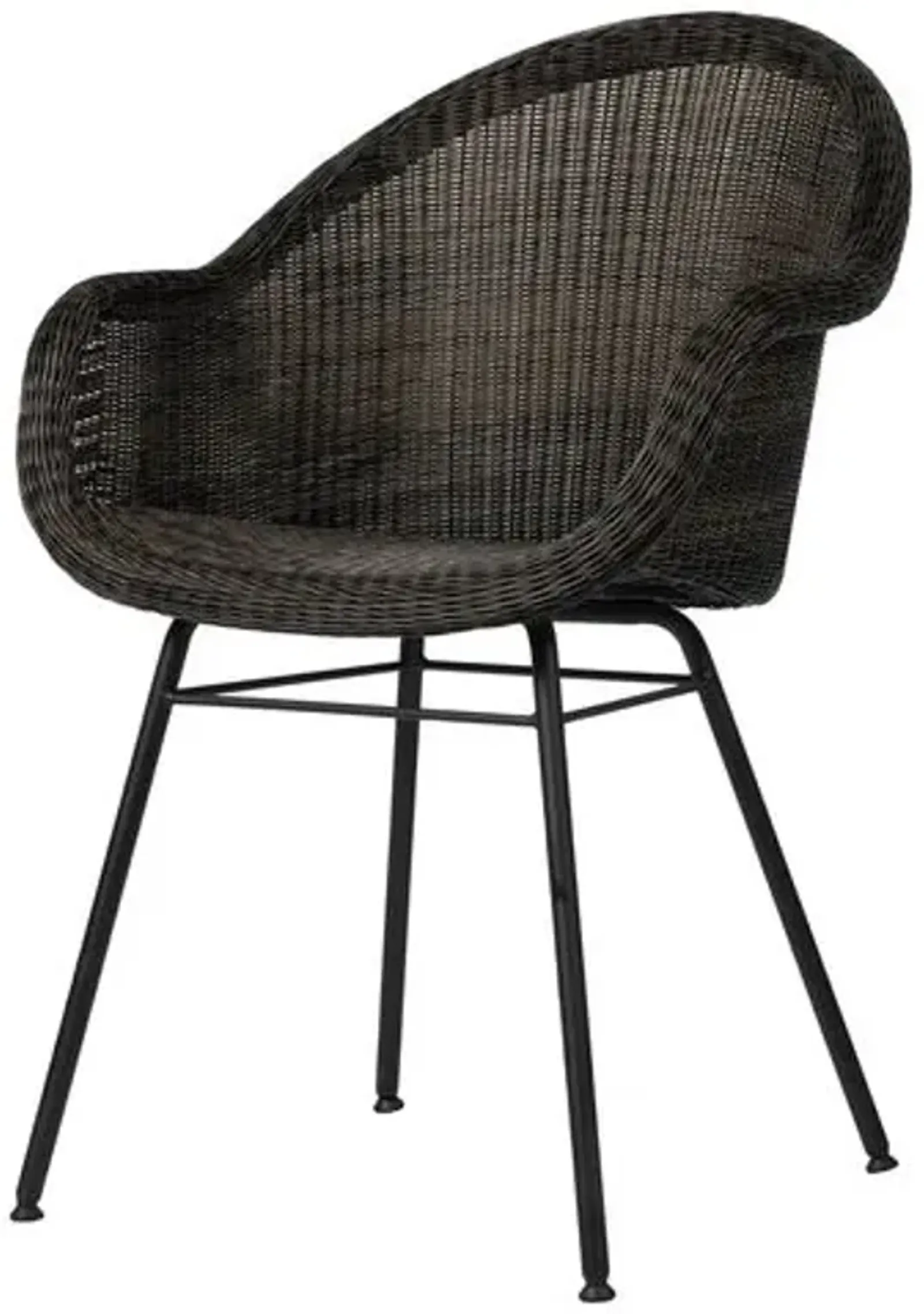 Edgard Outdoor Dining Chair - Black - Vincent Sheppard