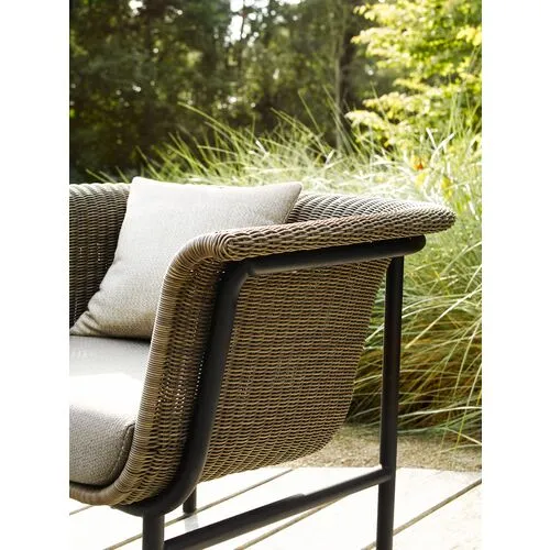 Wicked Outdoor Lounge Chair - Taupe/Canvas - Vincent Sheppard - Gray