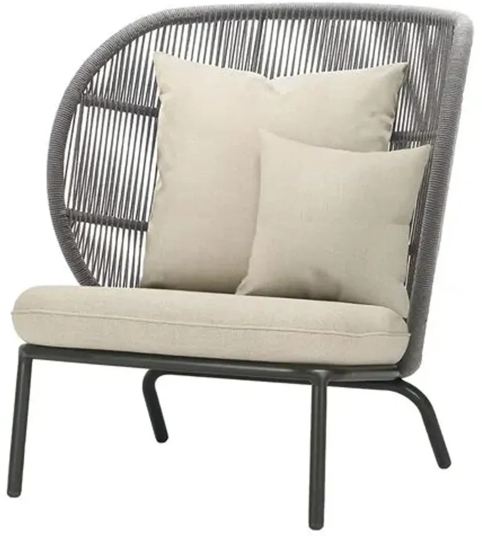 Kodo Outdoor Cocoon Chair - Gray/Almond - Vincent Sheppard - Beige