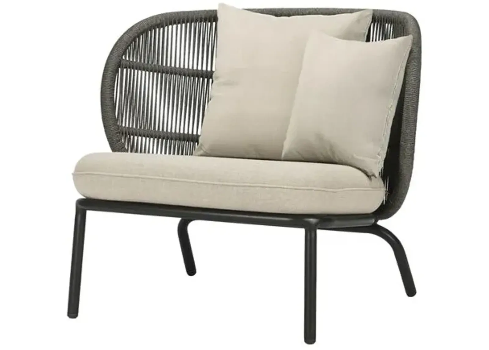 Kodo Outdoor Lounge Chair - Gray/Almond - Vincent Sheppard - Beige