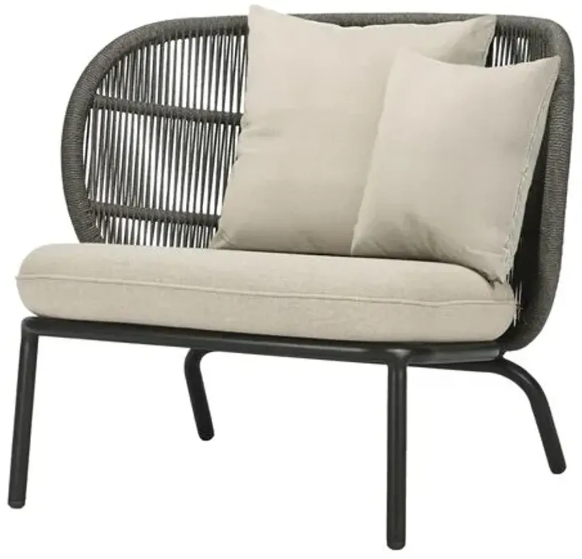 Kodo Outdoor Lounge Chair - Gray/Almond - Vincent Sheppard - Beige