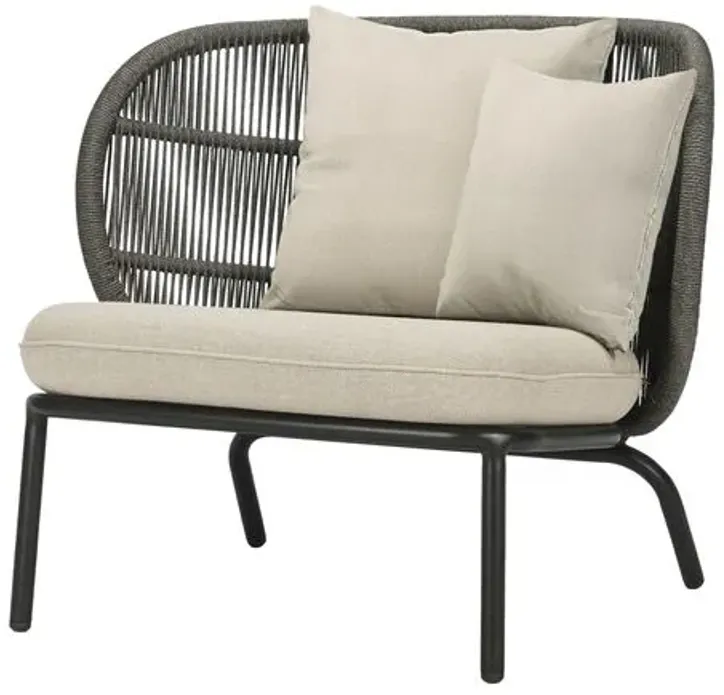 Kodo Outdoor Lounge Chair - Gray/Almond - Vincent Sheppard - Beige