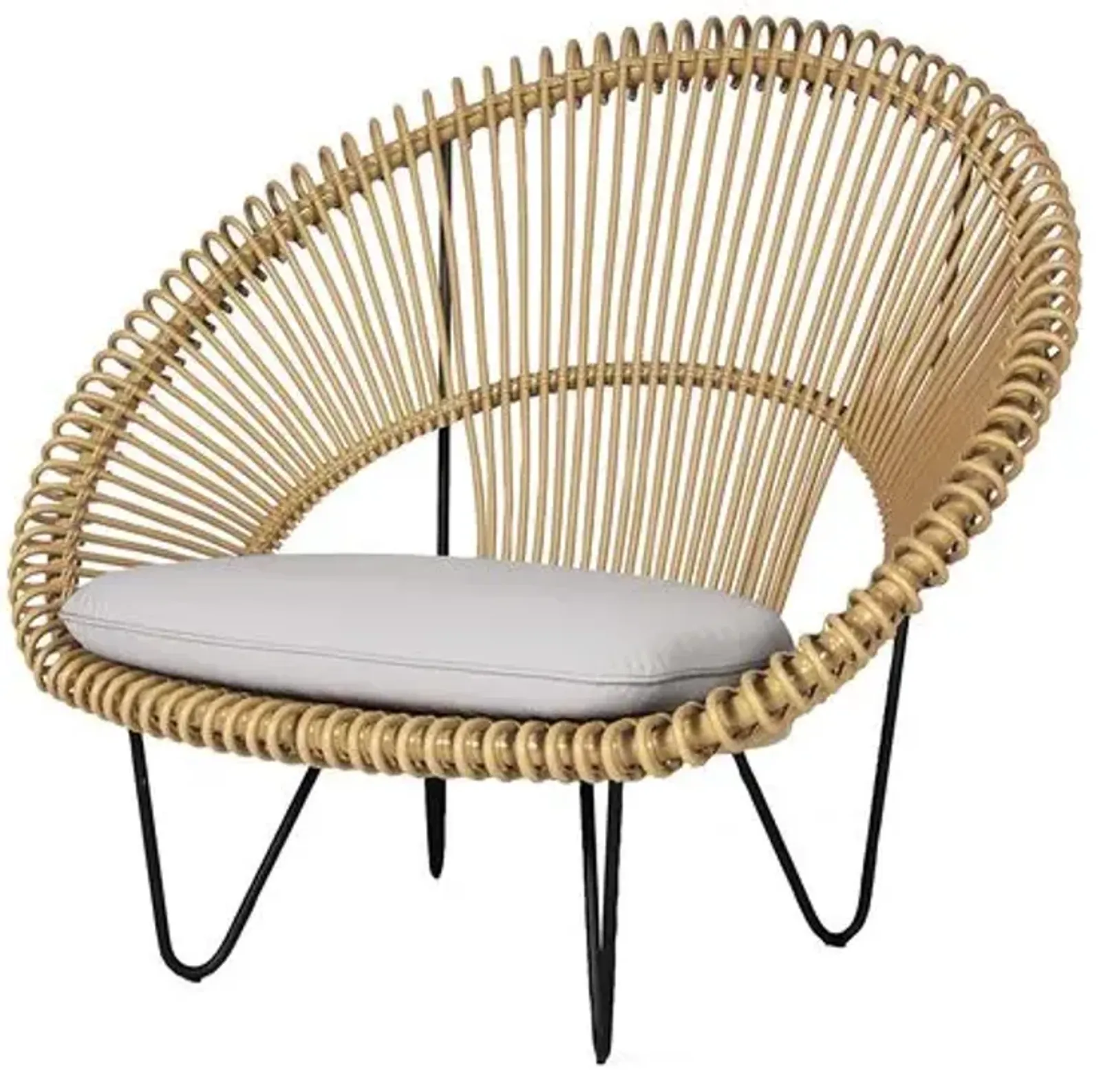 Roy Outdoor Cocoon Chair - Camel/Canvas - Vincent Sheppard - Brown