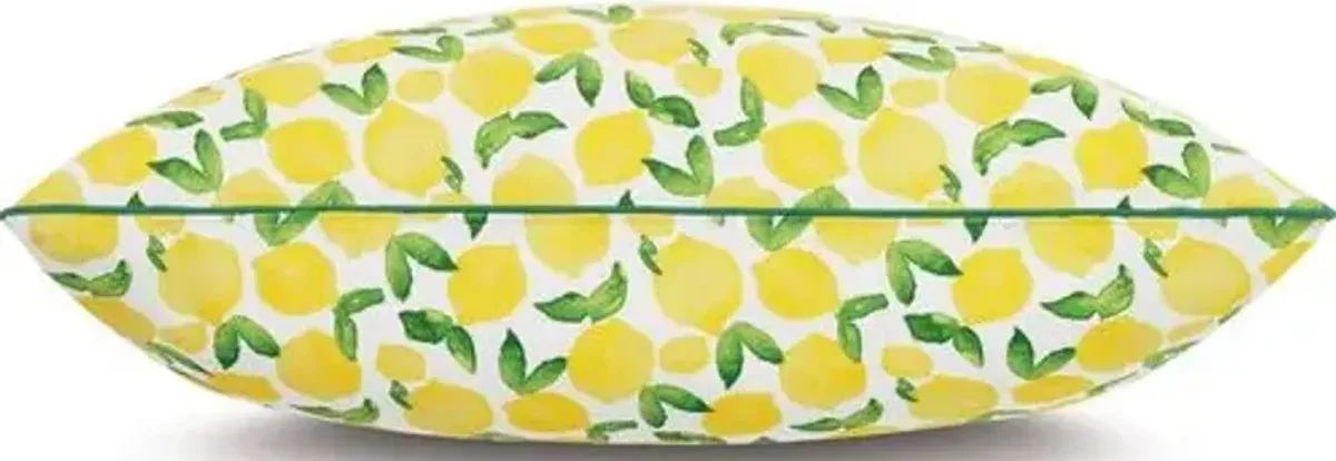 Benita 36x36 Outdoor Floor Pillow - Lemons