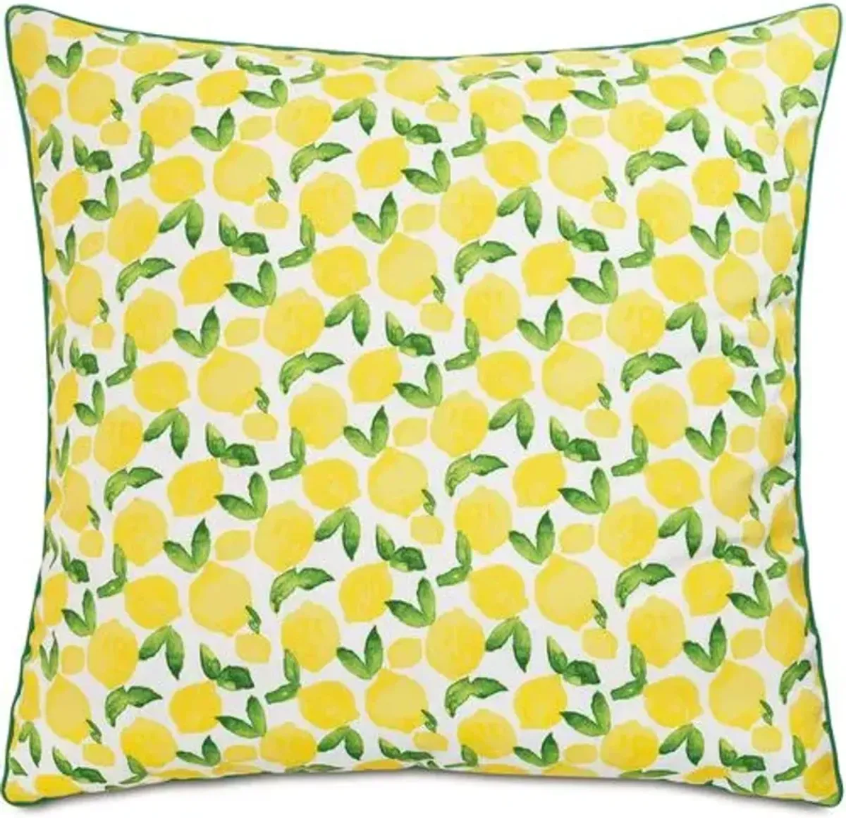 Benita 36x36 Outdoor Floor Pillow - Lemons