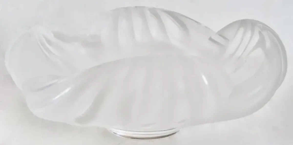 Lalique French Crystal Art Deco Bowl - The Emporium Ltd. - Clear