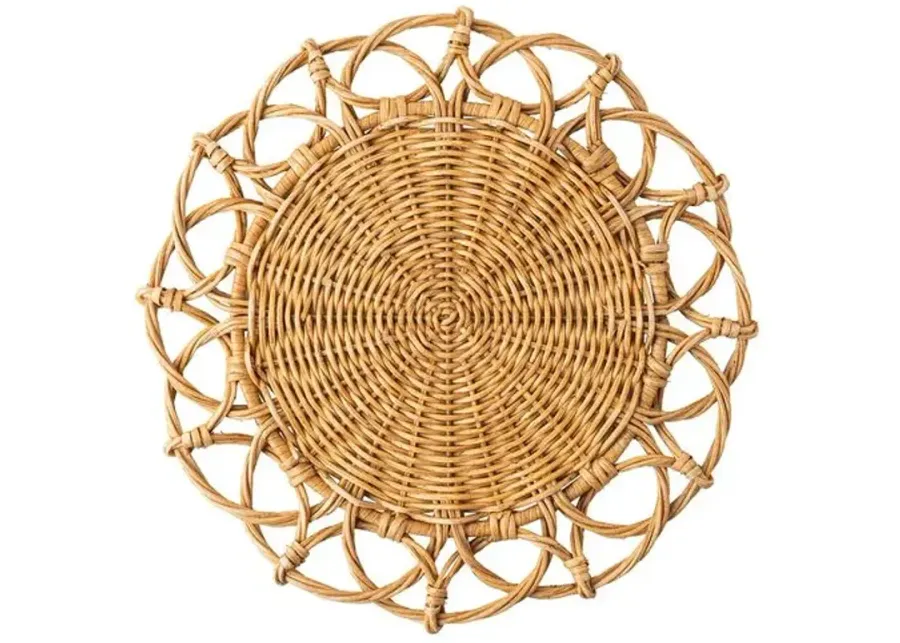 Provence Rattan Place Mat - Natural - Juliska - Brown