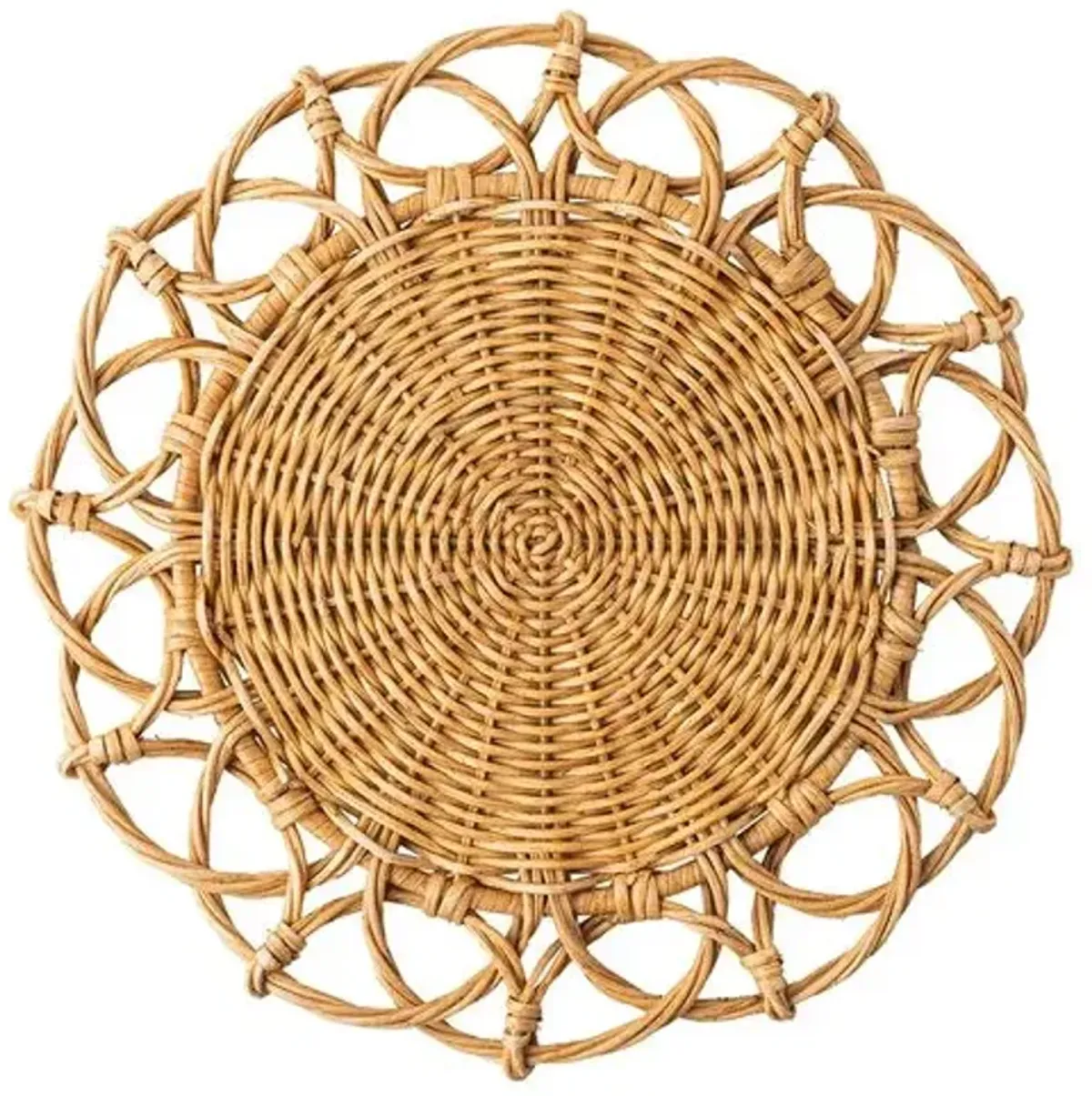 Provence Rattan Place Mat - Natural - Juliska - Brown