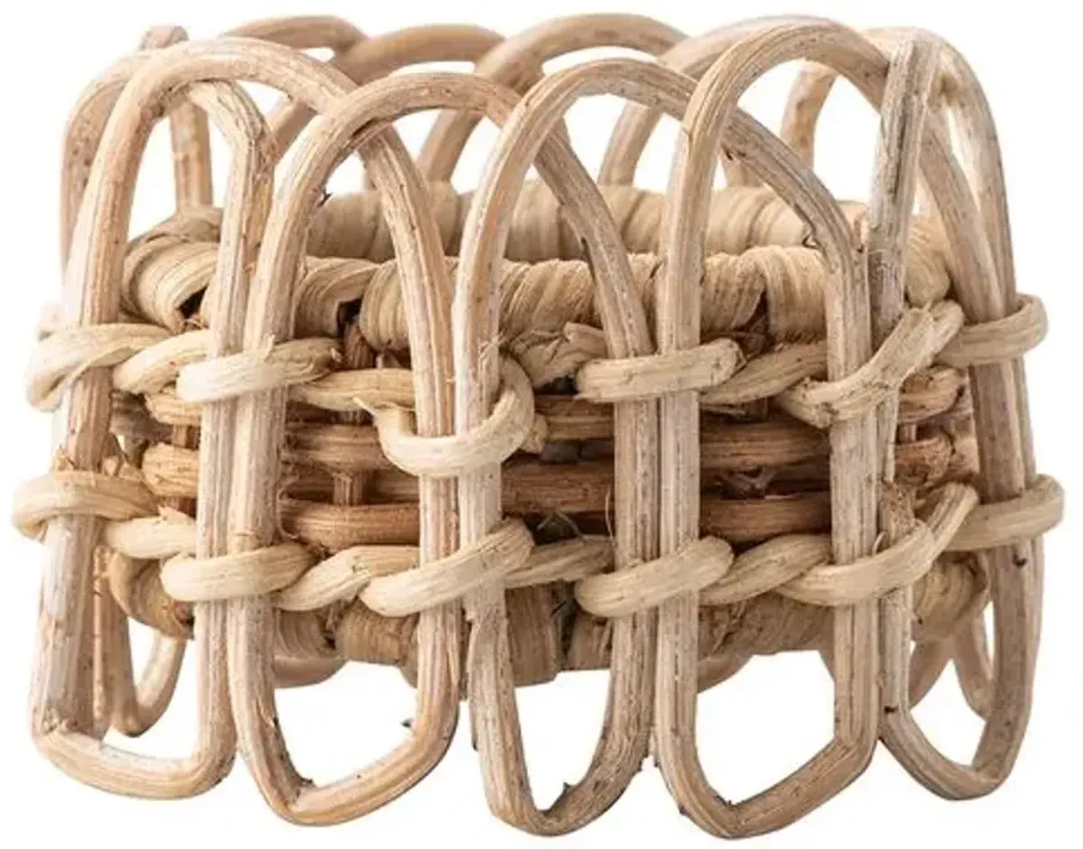 Provence Rattan Napkin Ring - Chambray - Juliska