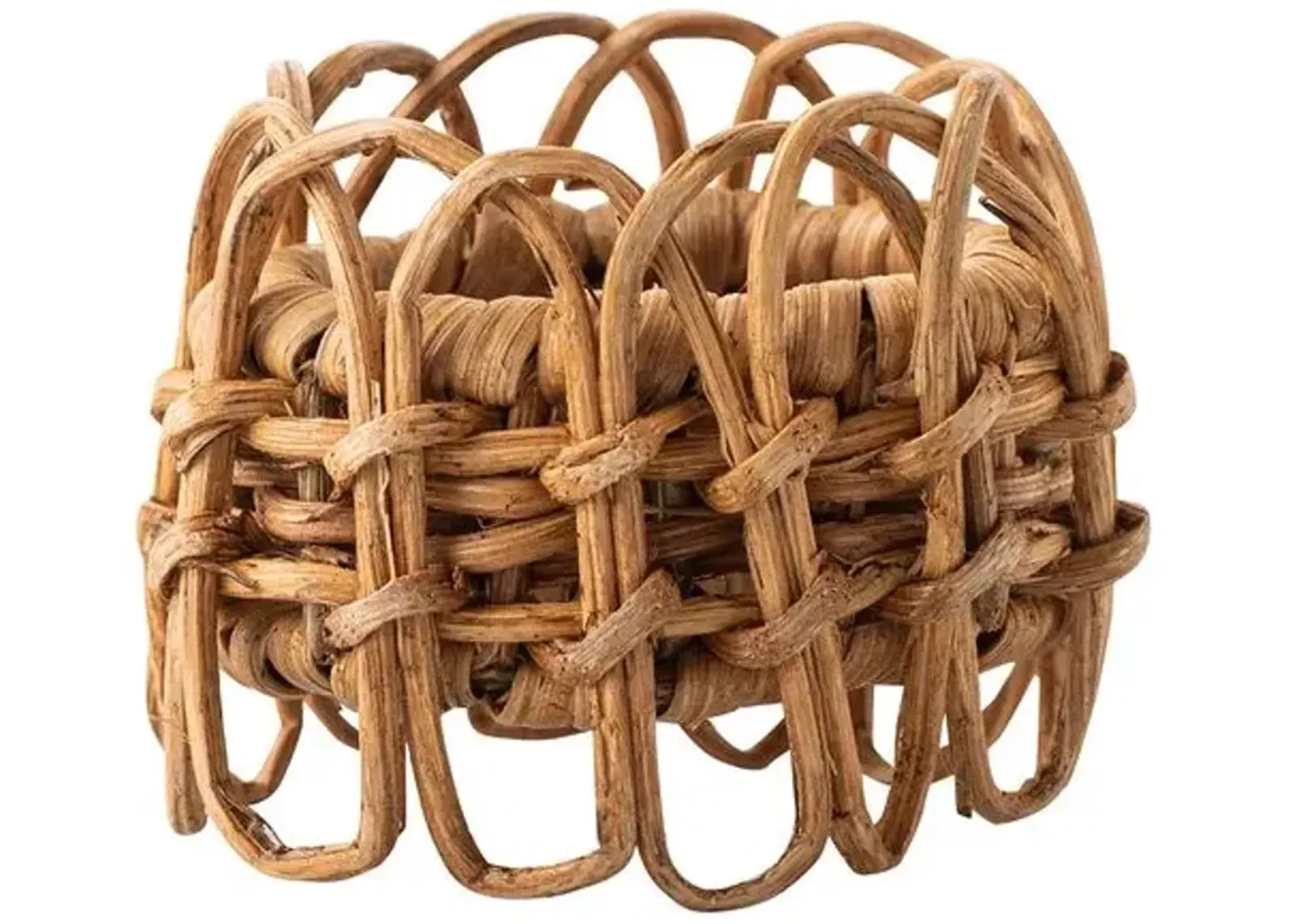 Provence Rattan Napkin Ring - Natural - Juliska - Brown