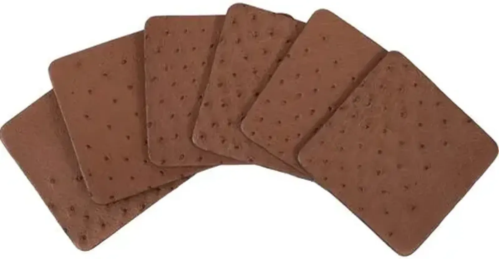 Set of 6 Ostrich Leather Coasters - Brown - Ngala Trading Co.