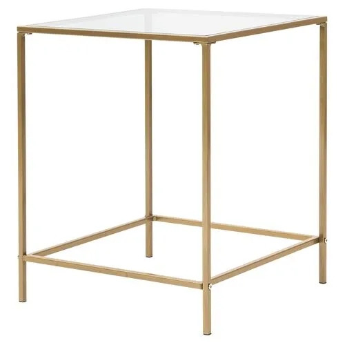 Aiden 18" Side Table - Gold