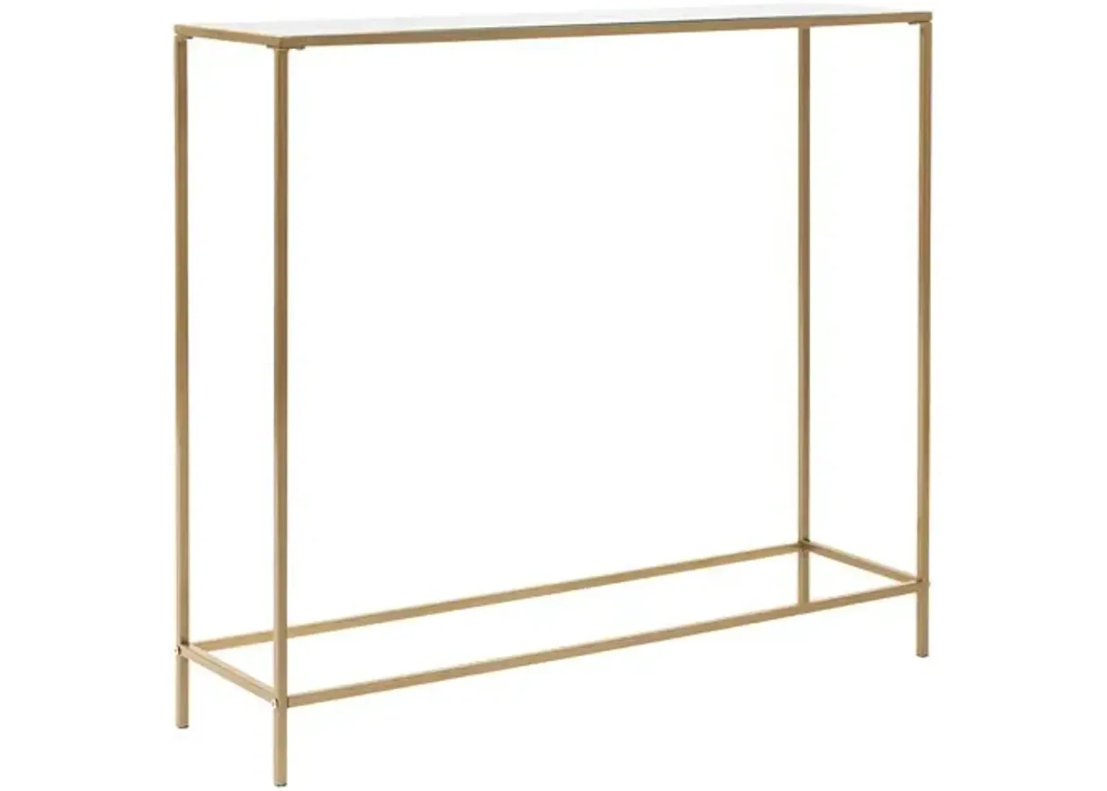 Aiden 36" Console Table - Brass - Gold