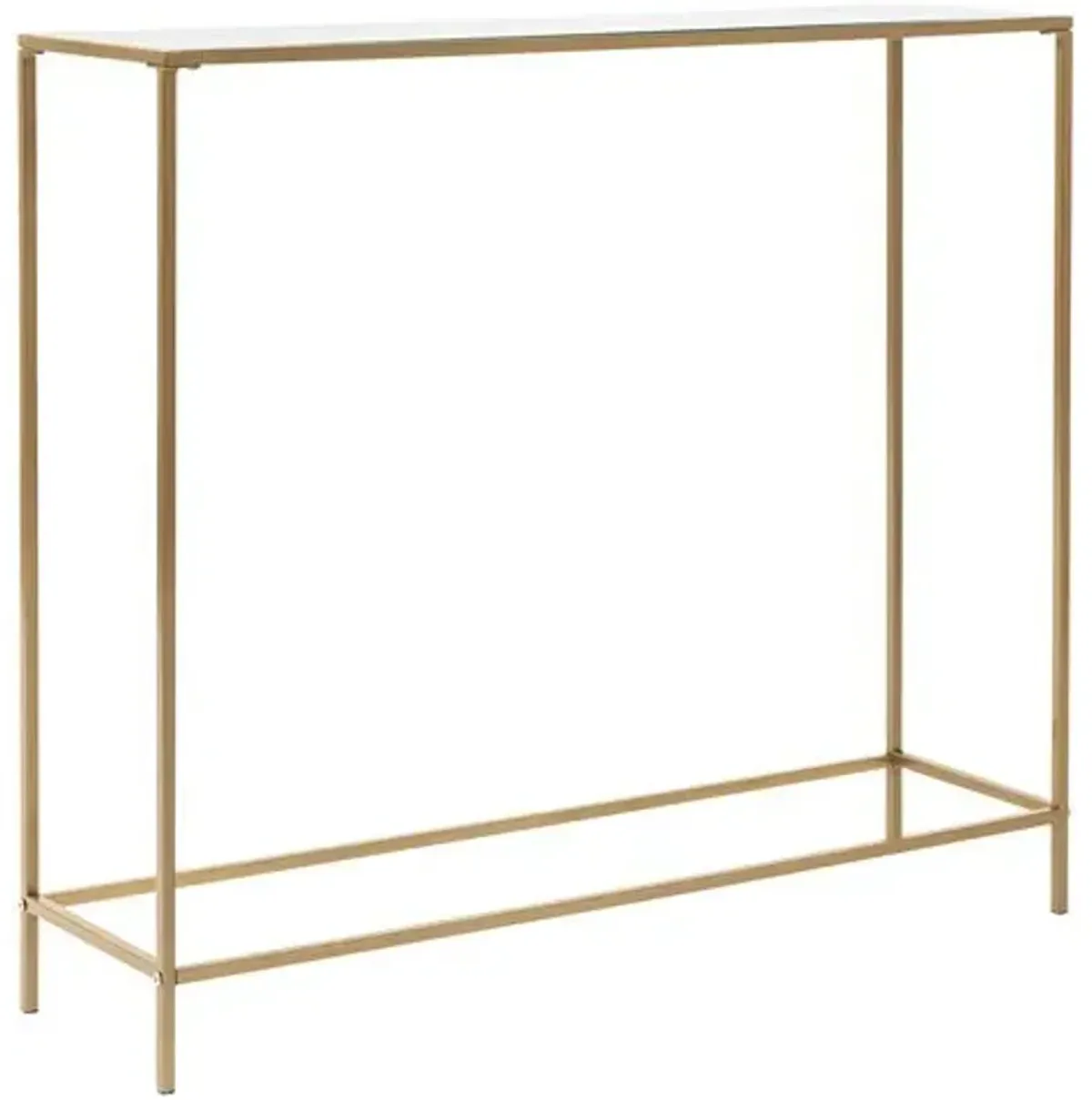 Aiden 36" Console Table - Brass - Gold