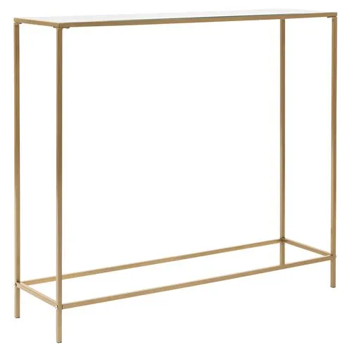 Aiden 36" Console Table - Gold