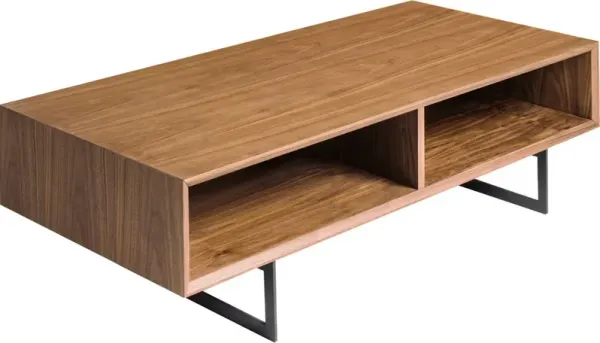 Rey Rectangular Coffee Table, Walnut