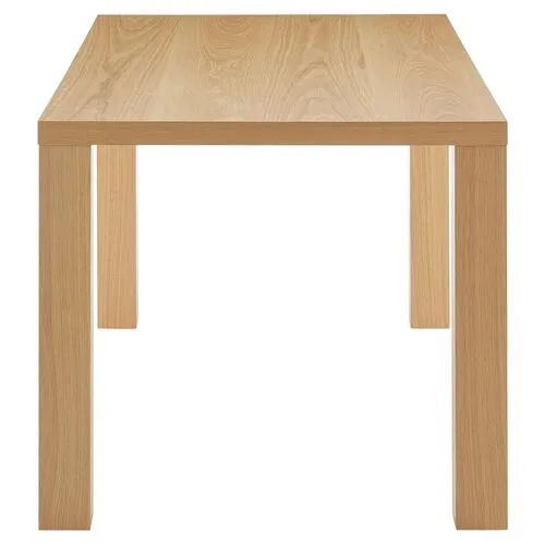 Duke 84" Parsons Dining Table - Oak