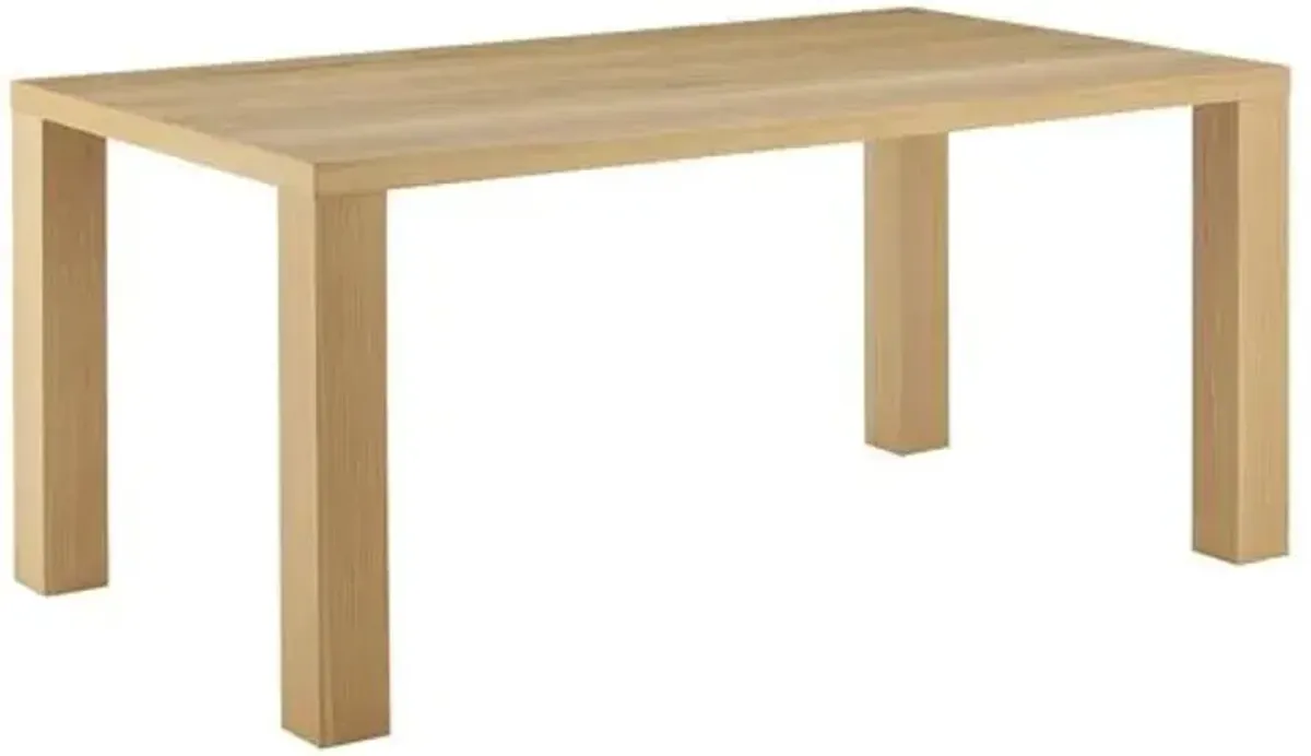 Duke 84" Parsons Dining Table - Oak