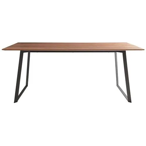 Rey Rectangular Dining Table - Walnut